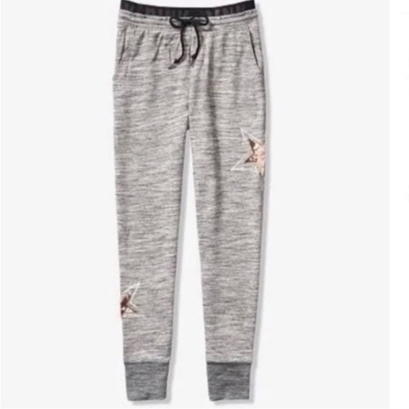 Victoria's Secret PINK Bling Star collection Zip Up and Jogger SET - Picture 3 of 4